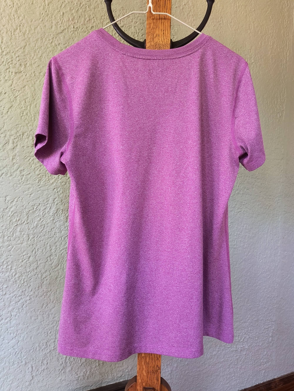 REI Co-op Women's Heathered Raspberry Performance Tee - Picture 6 of 7